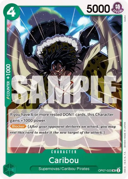 Caribou card art