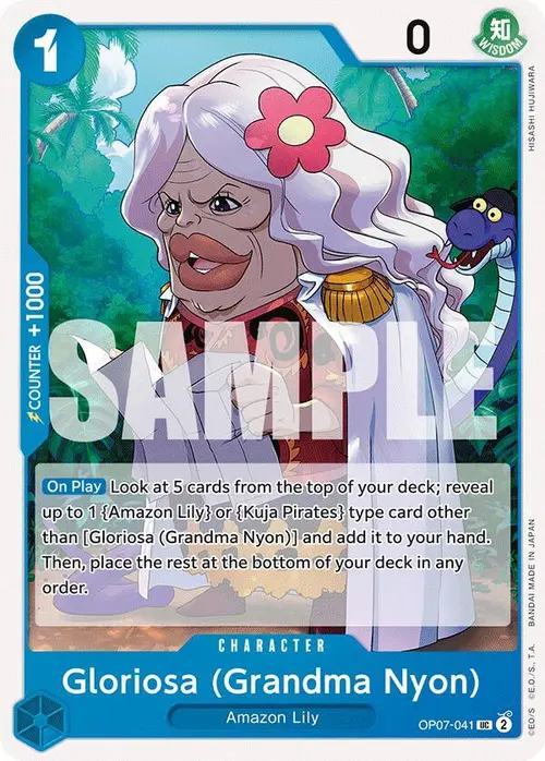 Gloriosa (Grandma Nyon) card art