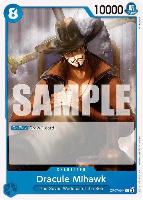 Dracule Mihawk card art