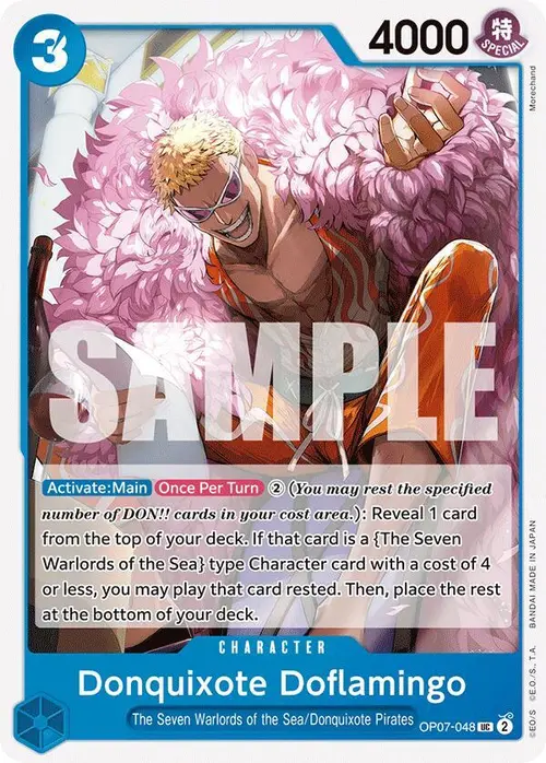 Donquixote Doflamingo card art