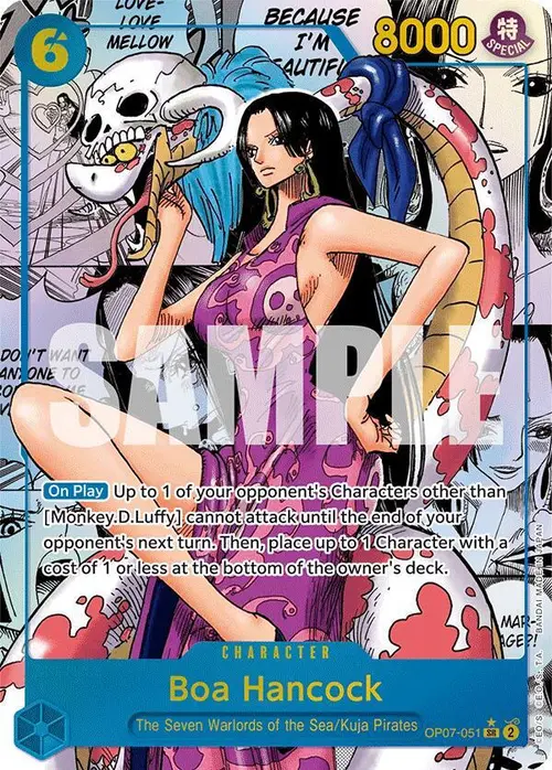 Boa Hancock (051) (Parallel) (Manga) card art
