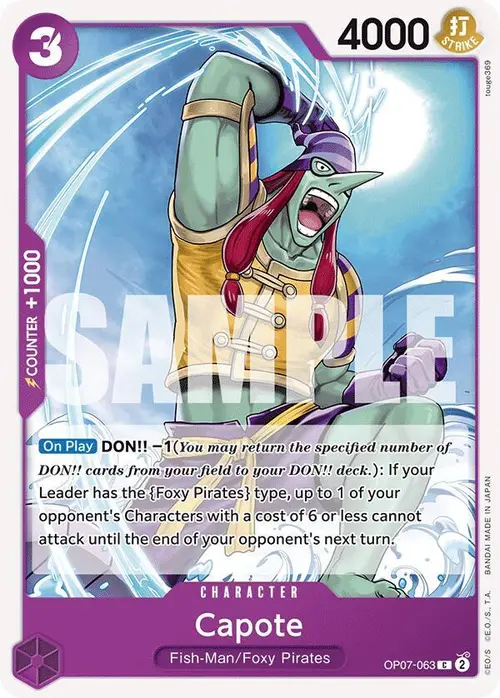 Capote card art