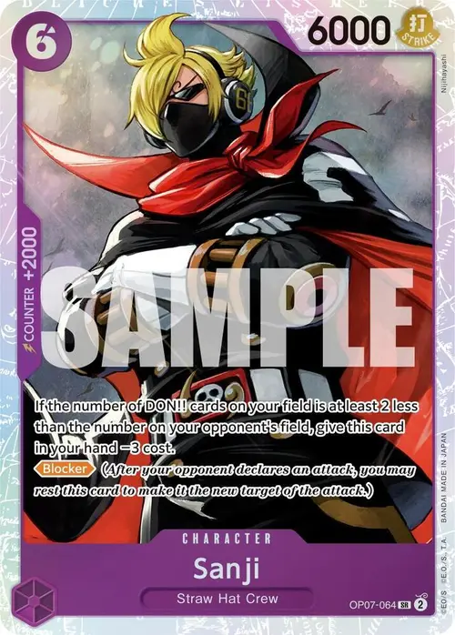 Sanji card art