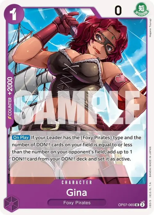 Gina card art