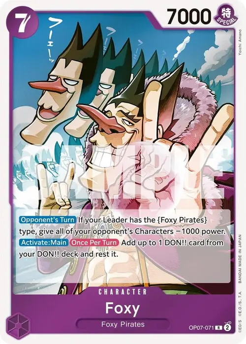 Foxy (071) card art