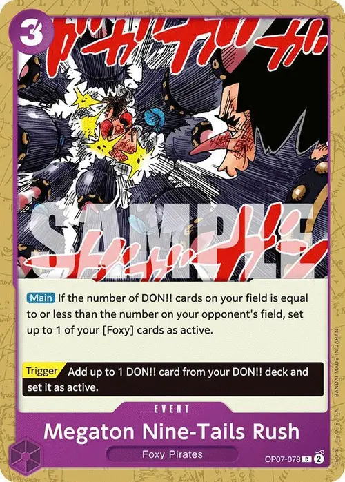 Megaton Nine-Tails Rush card art