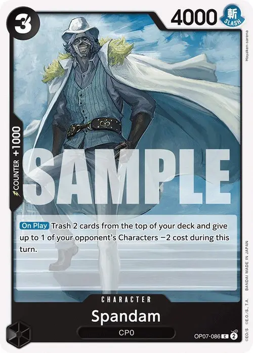 Spandam card art