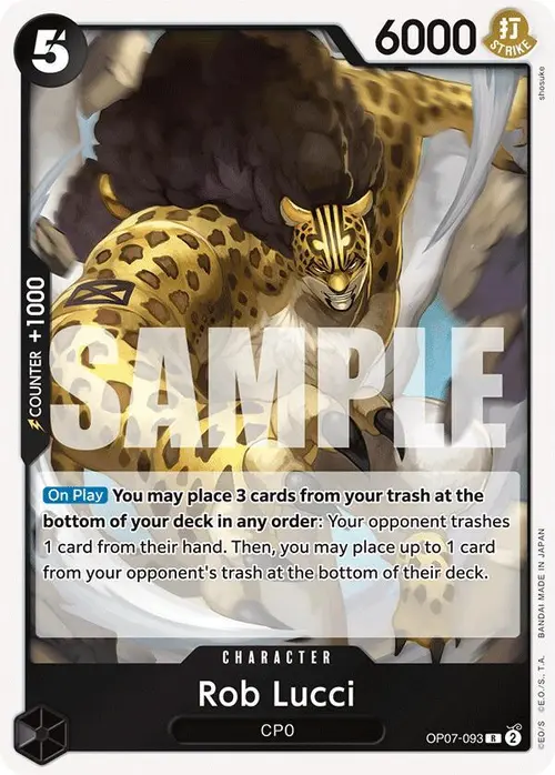 Rob Lucci (093) card art