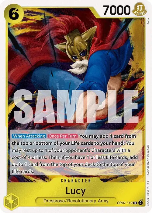 Lucy card art