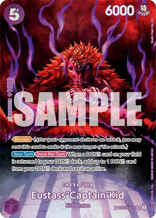 Eustass"Captain"Kid (SP) card art