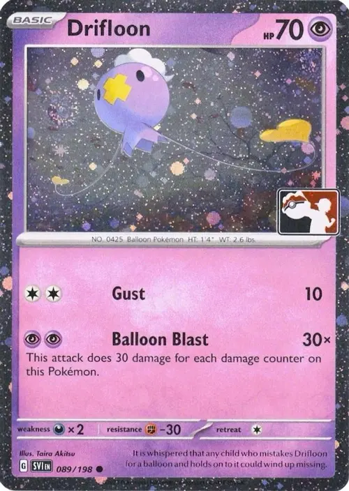 Drifloon - 089/198 (Cosmos Holo) card art