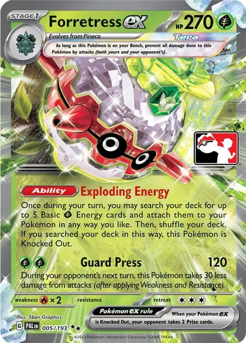 Forretress ex - 005/193 card art