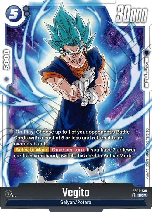 Vegito card art