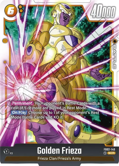 Golden Frieza card art