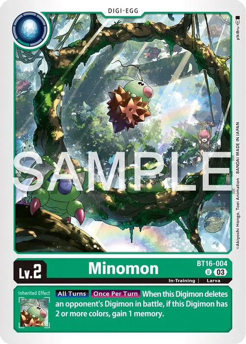 Minomon card art