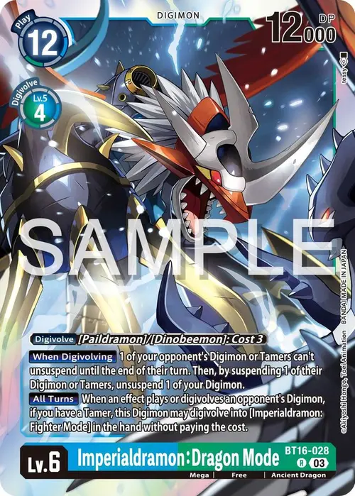Imperialdramon: Dragon Mode card art