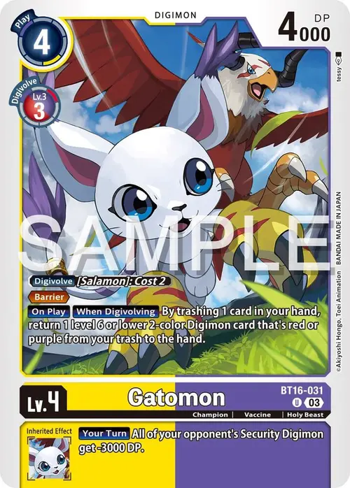 Gatomon card art