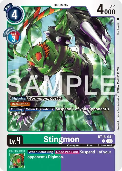Stingmon card art