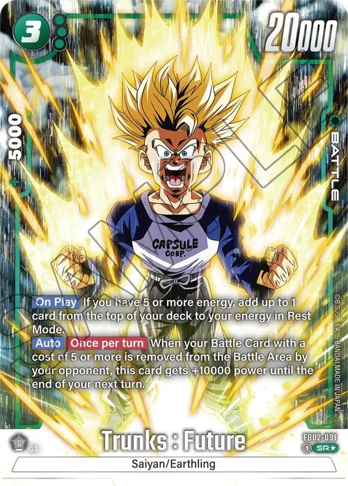 Trunks : Future (Alternate Art) card art