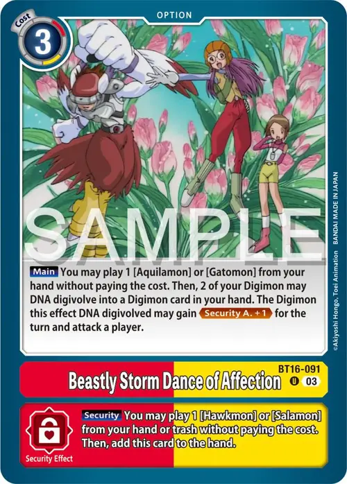 Beastly Storm Dance of Affection card art