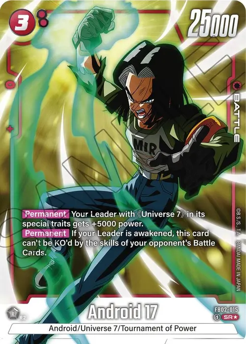 Android 17 (Alternate Art) card art