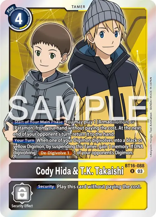 Cody Hida & T.K. Takaishi card art