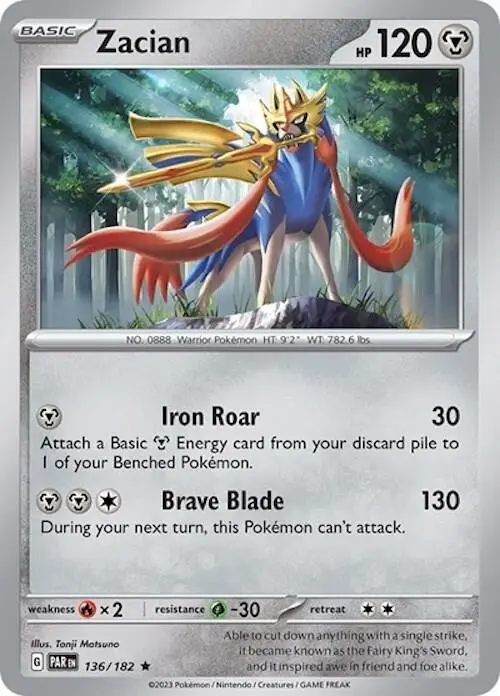 Zacian card art