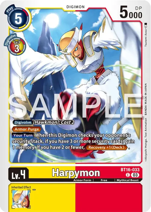 Harpymon card art