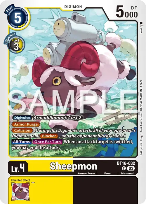 Sheepmon card art