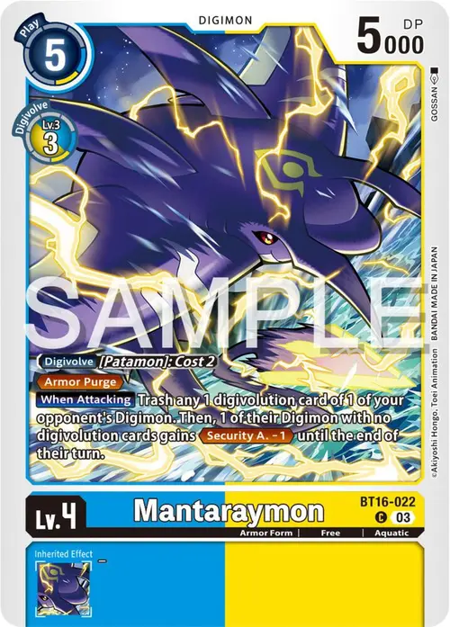 Mantaraymon card art