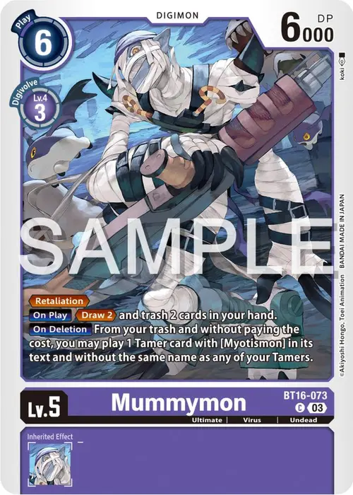 Mummymon card art