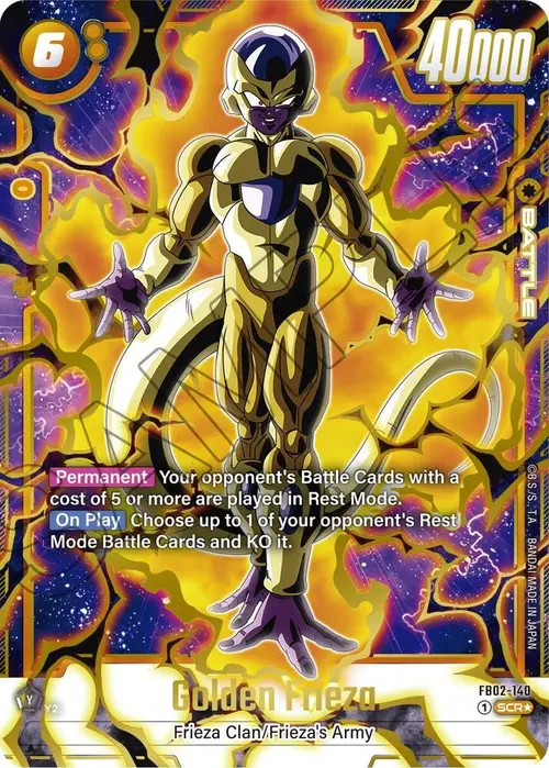 Golden Frieza (Alternate Art) card art