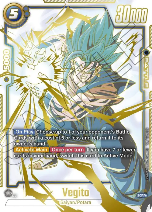Vegito (Super Alternate Art) card art