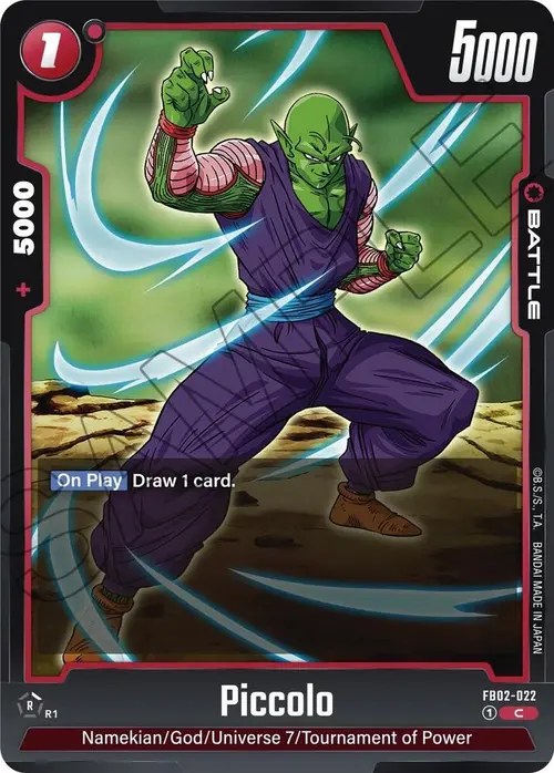 Piccolo card art