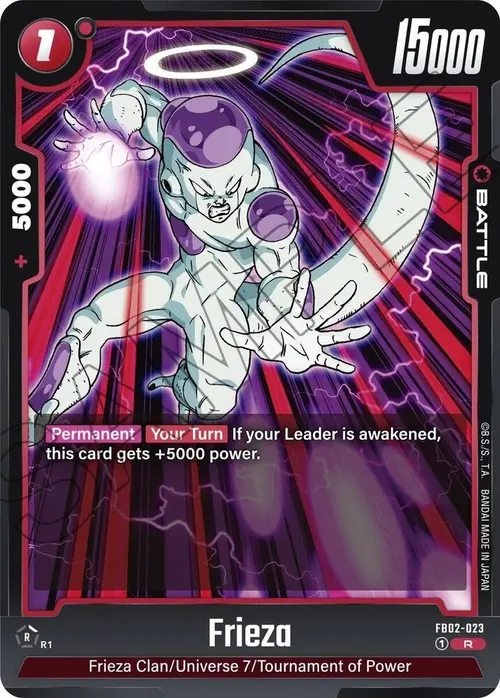 Frieza card art