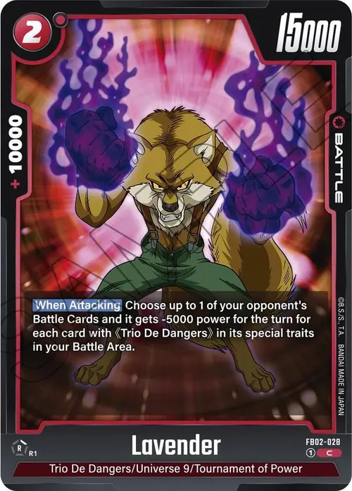 Lavender card art