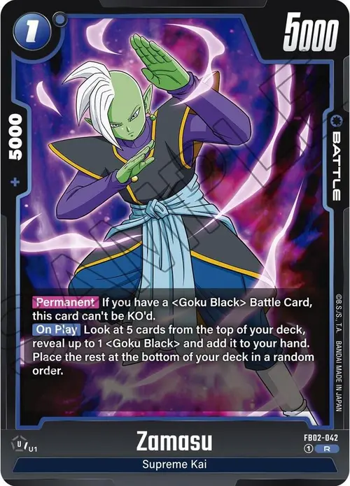 Zamasu card art