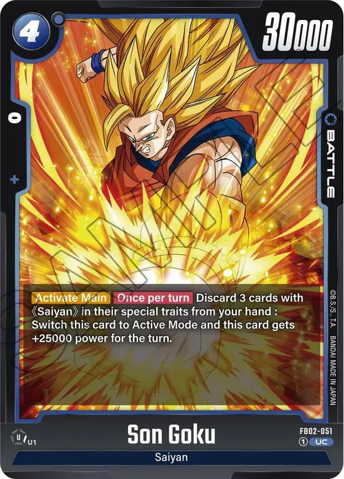 Son Goku card art
