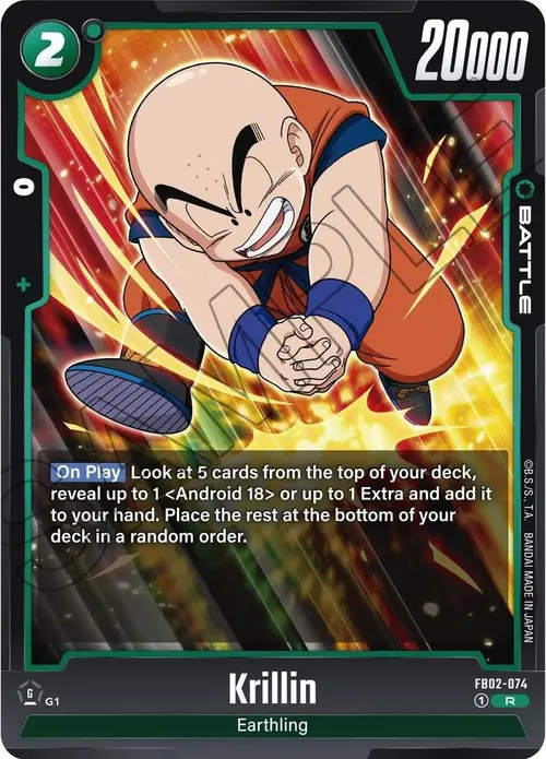 Krillin card art