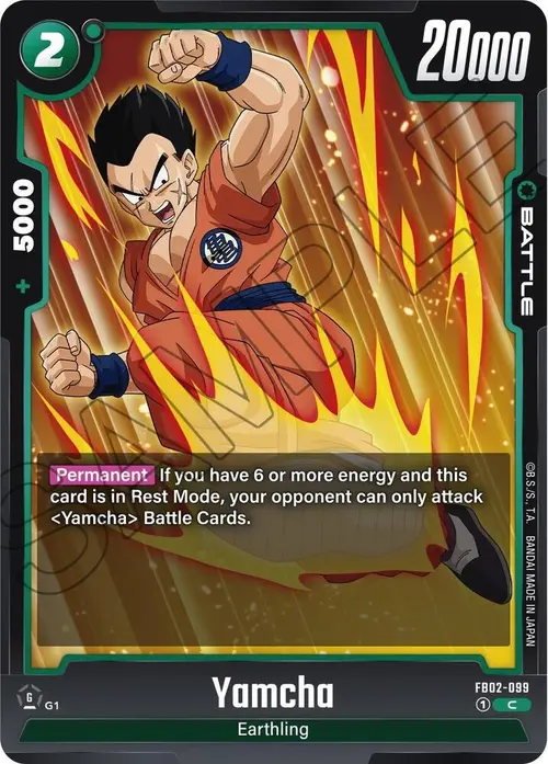 Yamcha card art