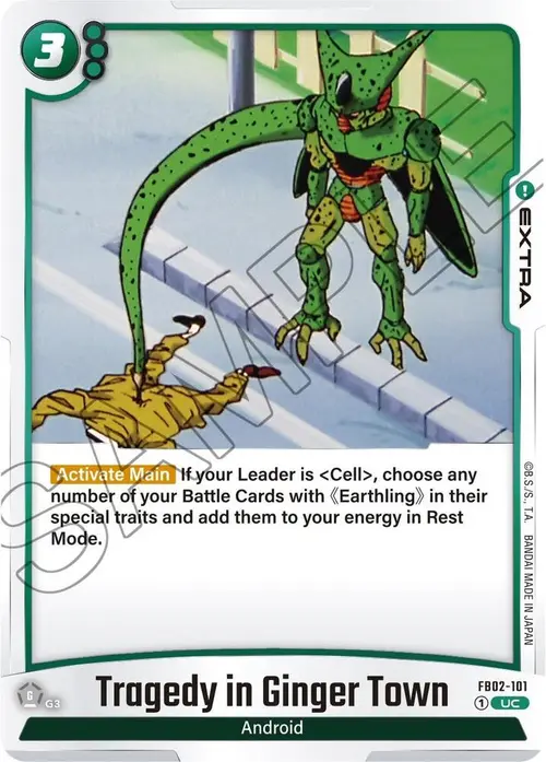 Tragedy in Ginger Town card art
