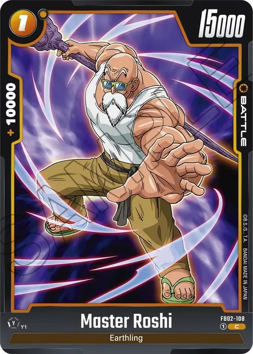 Master Roshi card art