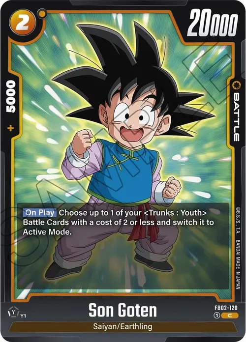 Son Goten card art