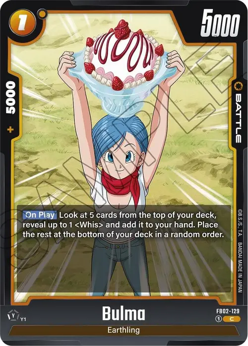 Bulma card art