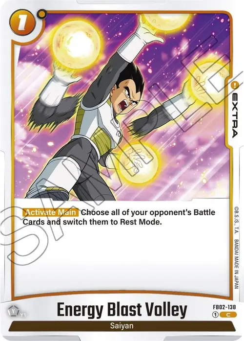 Energy Blast Volley card art