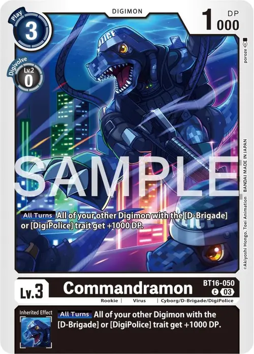 Commandramon card art