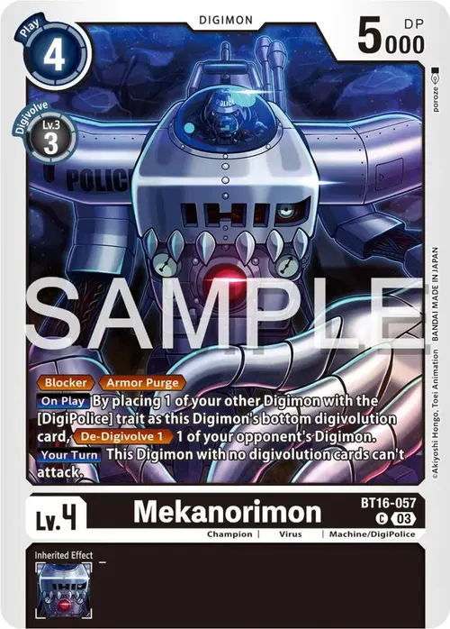 Mekanorimon card art