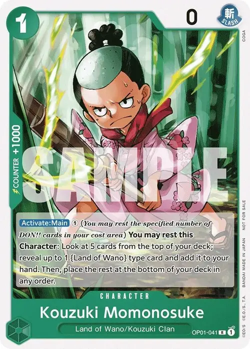 Kouzuki Momonosuke (Tournament Pack Vol. 7) card art