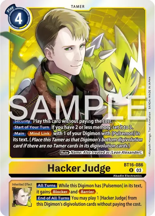 Hacker Judge card art