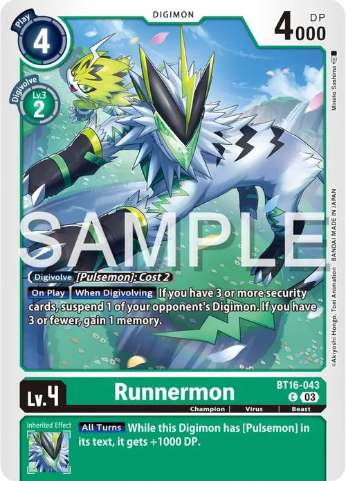 Runnermon card art